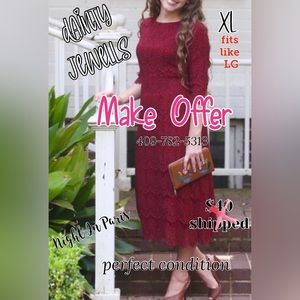 ✨ A Night In Paris ✨ 𝓓𝓪𝓲𝓷𝓽𝔂 𝓙𝓮𝔀𝓮𝓵𝓵𝓼 Lg/XL ~ Excellent Condition ~